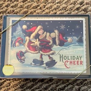 Disney Holiday Cheer Greeting Cards - Blue
